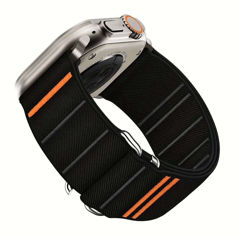 Nylon Sports Strap for Apple Watch - Men's Loop Bracelet Watchband