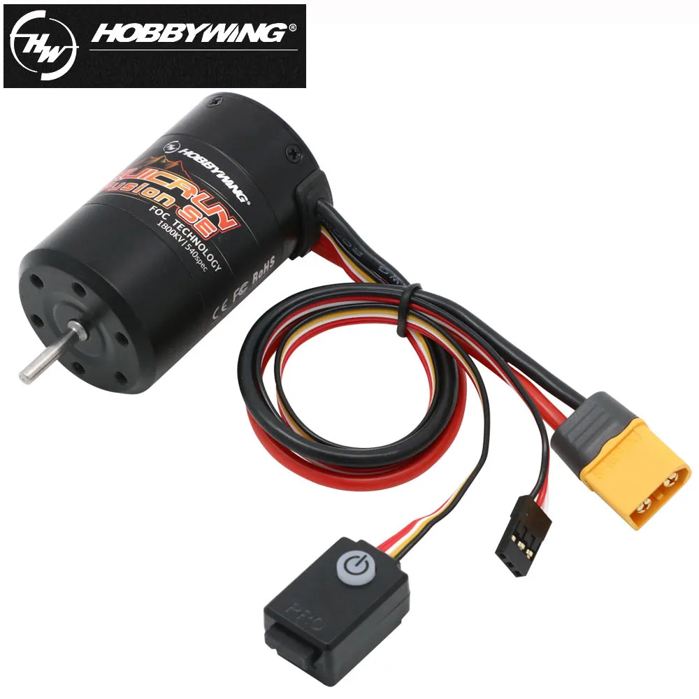Hobbywing QuicRun Fusion SE 1200KV/1800KV 2-3S wodoodporny silnik