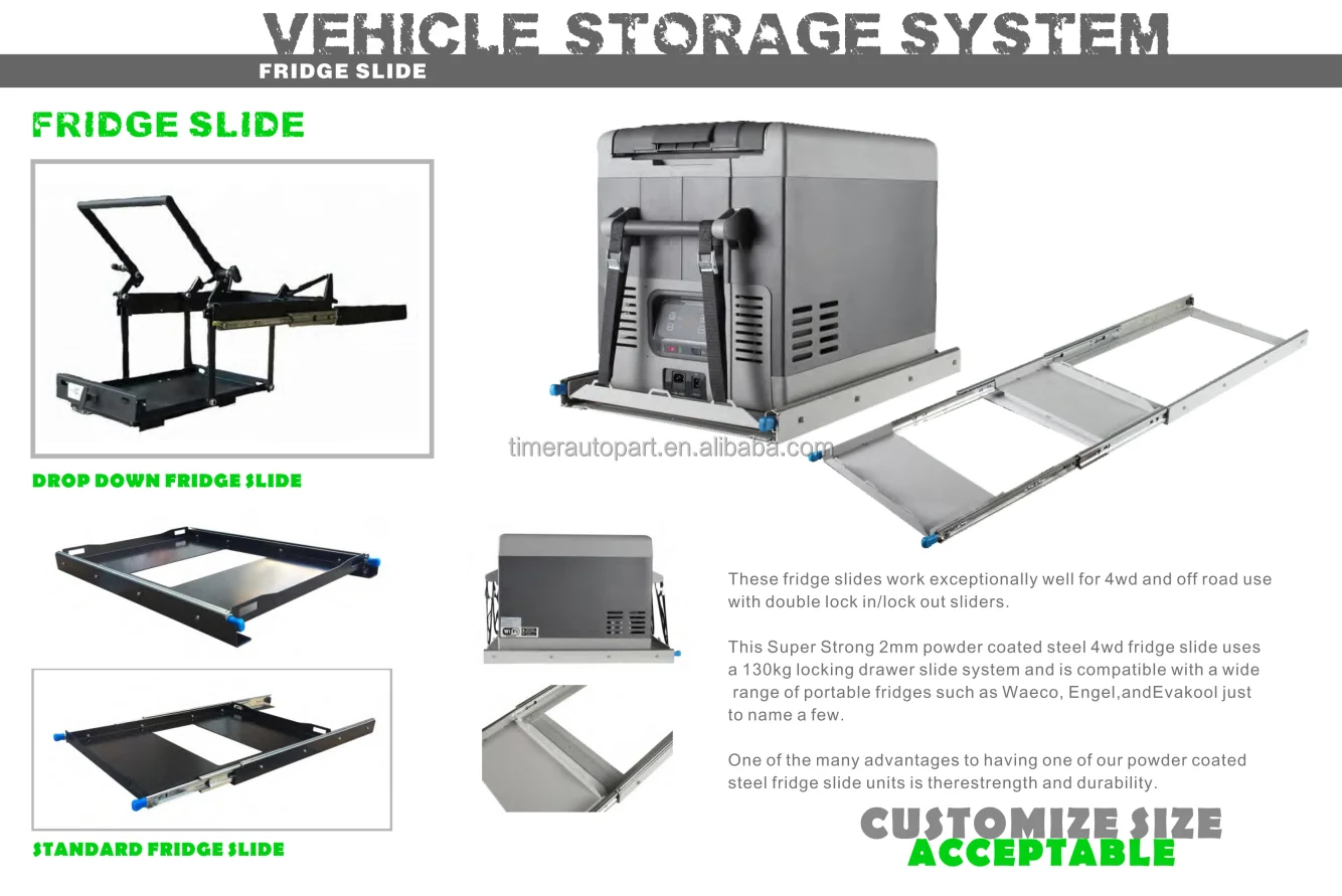 60L Overland SUV Fridge Slide Kit - image 1