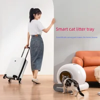 Smart Cat Litter Box, Automatic Self-Clean with APP Control, Large Enclosed Odor-Free Cat Toilet 4