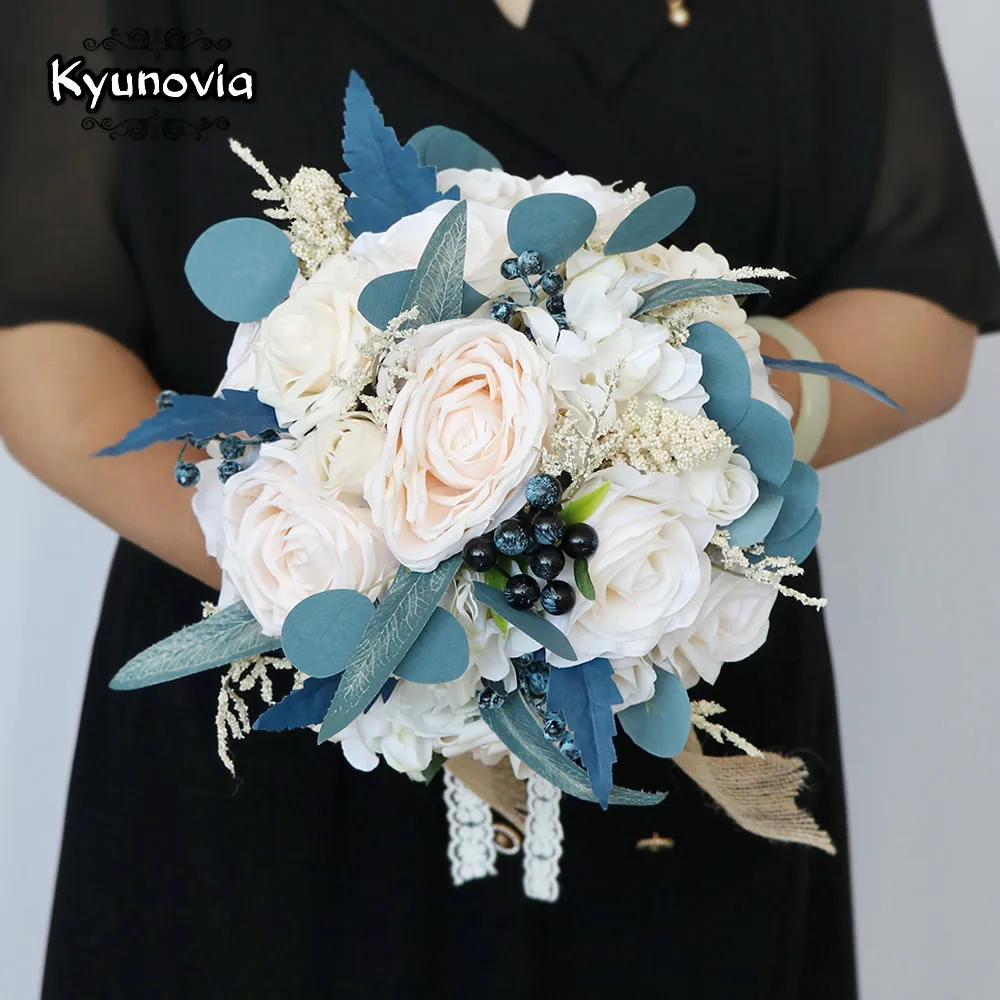 Bride Bouquet Boutonniere Wrist Corsage Waterfall Wedding Flower Bridesmaid Bouquet Wedding Ceremony Anniversary wedding bouquets wedding flower decoration