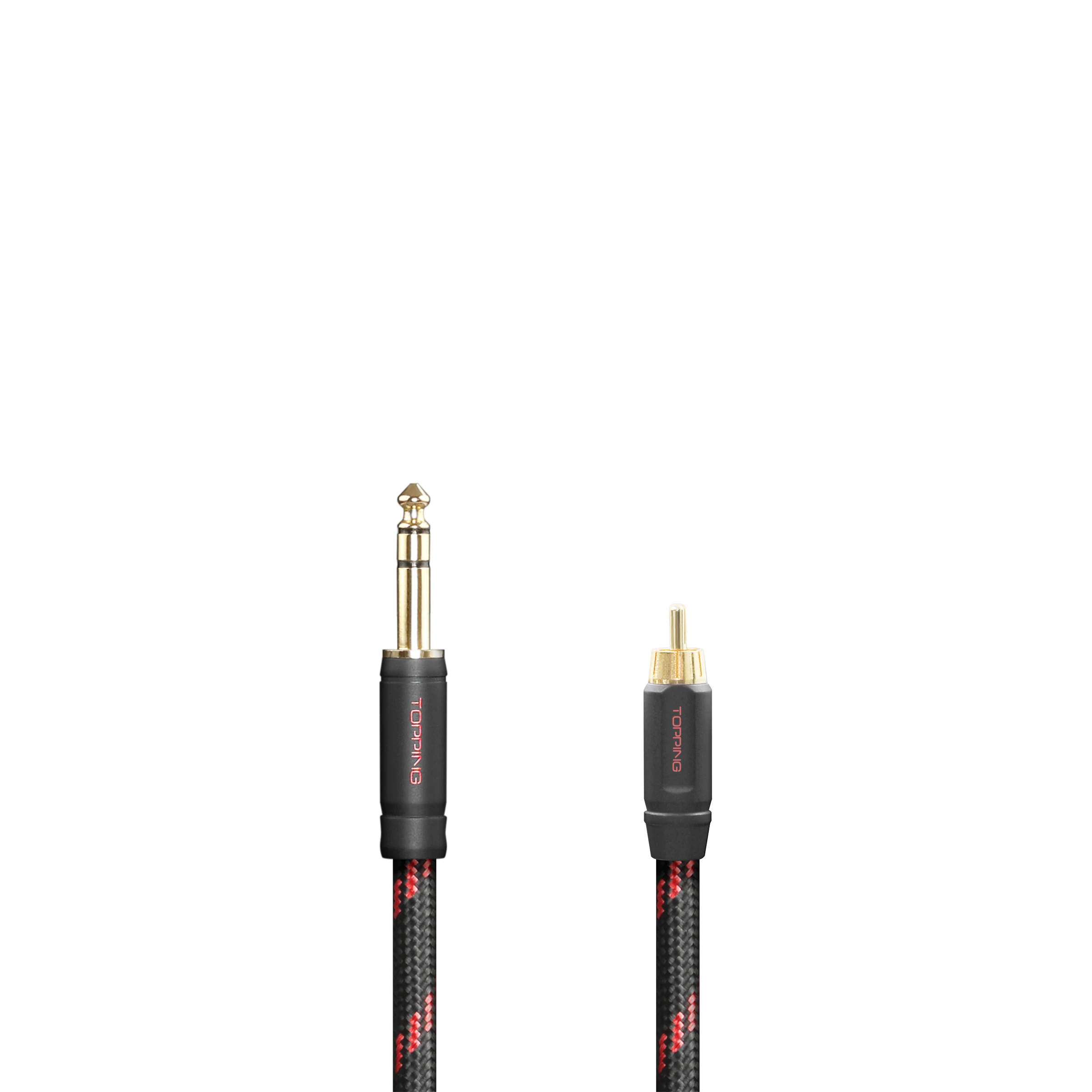 トッピングtcrt1rca-trsケーブル単結晶銅金メッキrca-balanced