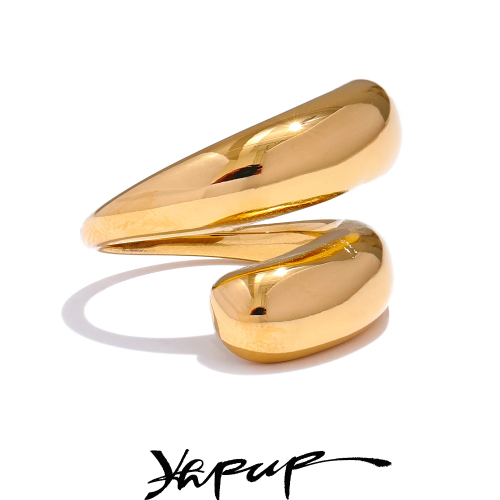 Yhpup Ring Stainless Steel Water Resistant