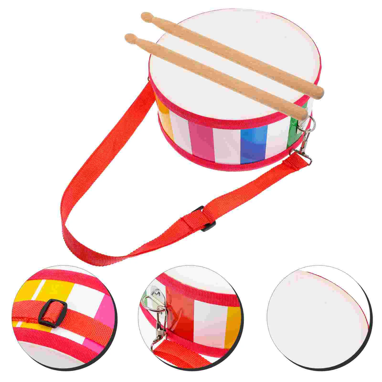 

Snare Drum Toy Kid Kit Kids Education Wooden Marching Sticks Parent-child Drumsticks