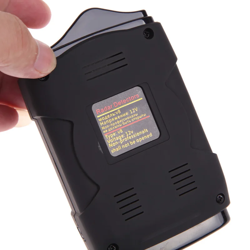 Car Recorder Auto Rada Detector V8-Plush Voice Alert Warning Anti Laser Detector X K Ka Ku Band English or Russian Voice