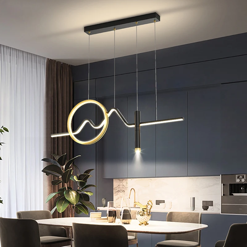 LED Chandelier Pendant Lights Nordic Home Indoor Lighting Decor Dimmable With Remote Control