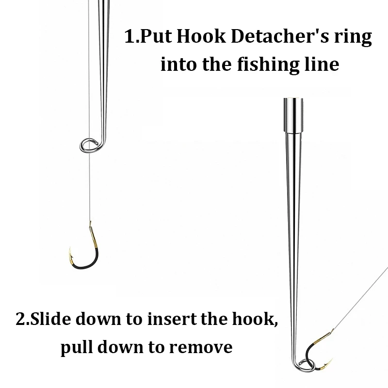 Fishing Hook Unhooker Deep Throat Quick Uncoupling For Carp Fishing  Accessories Tools Goods Stainless Steel Safety Extractor - AliExpress