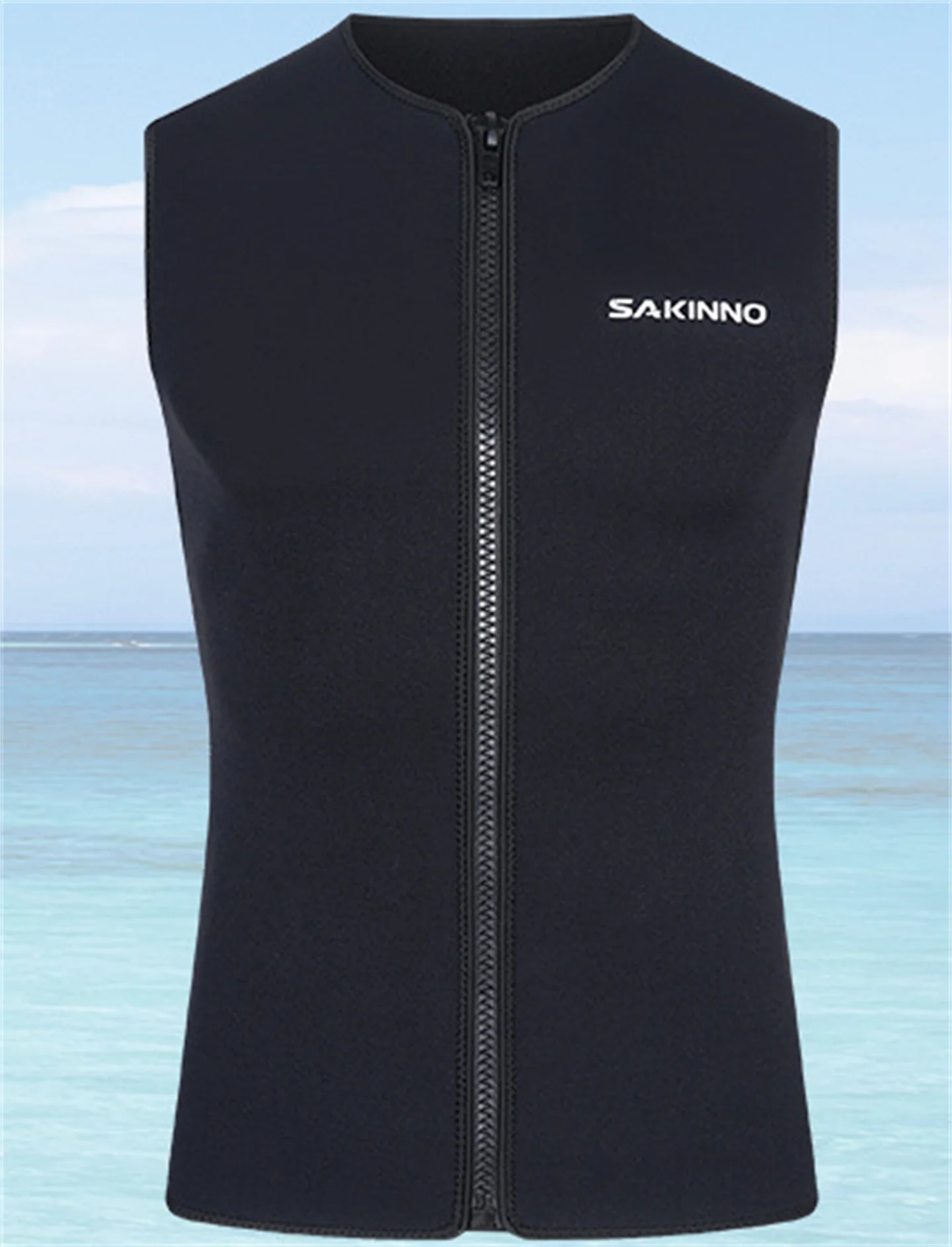 Description Picture 5 of itemSummer Men And Women's 3MM Neoprene Diving Vest Black Sleeveless Jacket Wetsuit Swimming Snorkeling Drifting Surfing Waistcoat