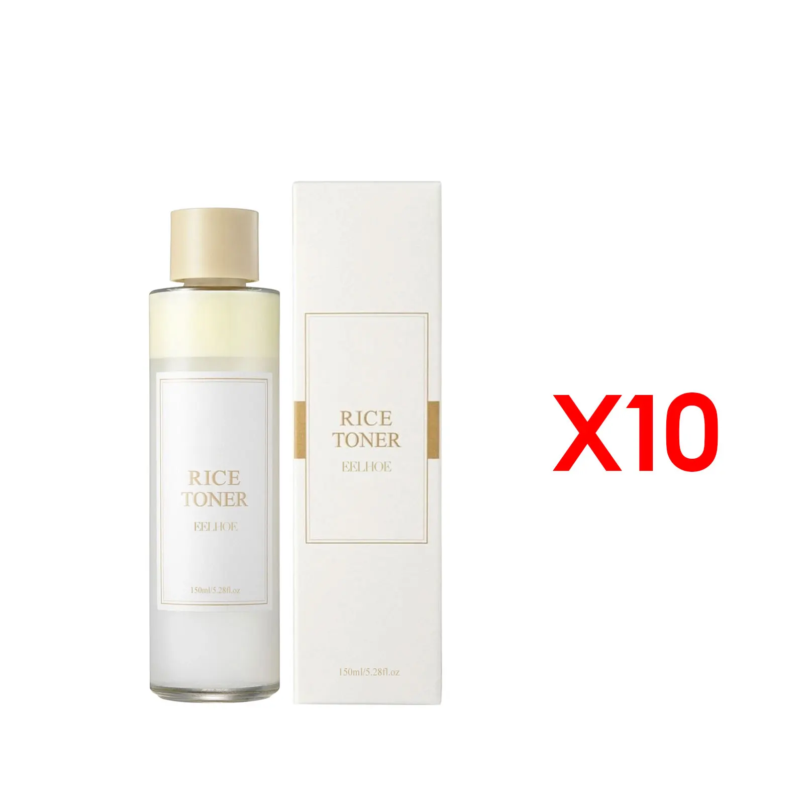 Organic Rice Face Toner for Anti-Aging and Skin Firmness (EELHOE) , box of 10