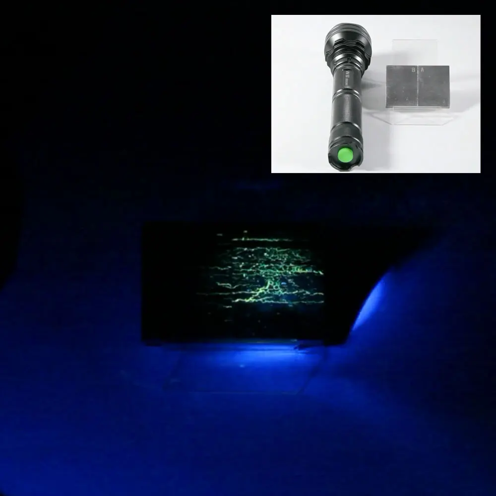

Industry Dye Penetrant Testing Light 3w Ultra Bright Handheld Black Light Torch 365nm UV NDT Lamps