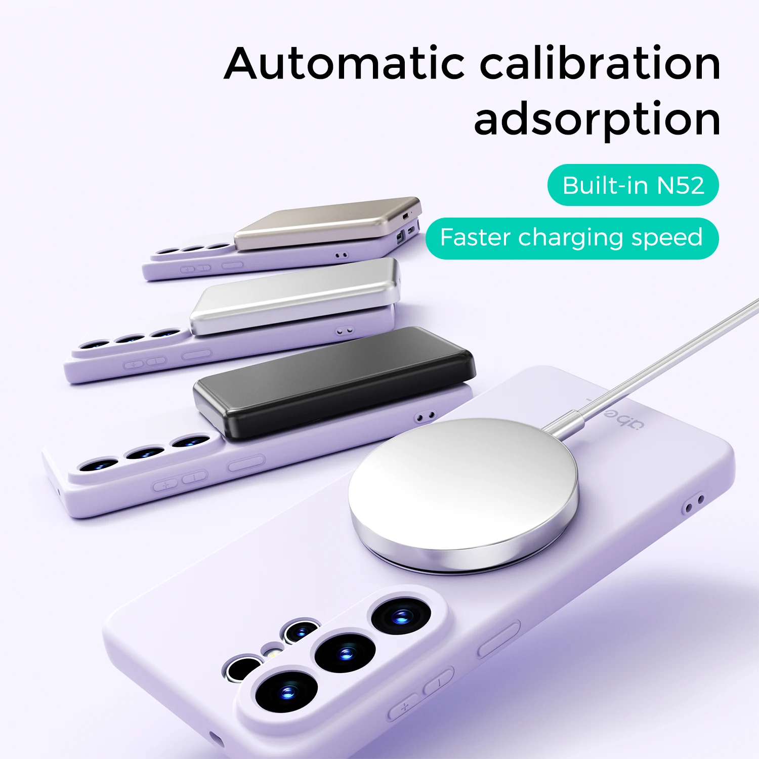 Premium Silicone Phone Case with Magnetic Holder for Enhanced Grip and Comfort