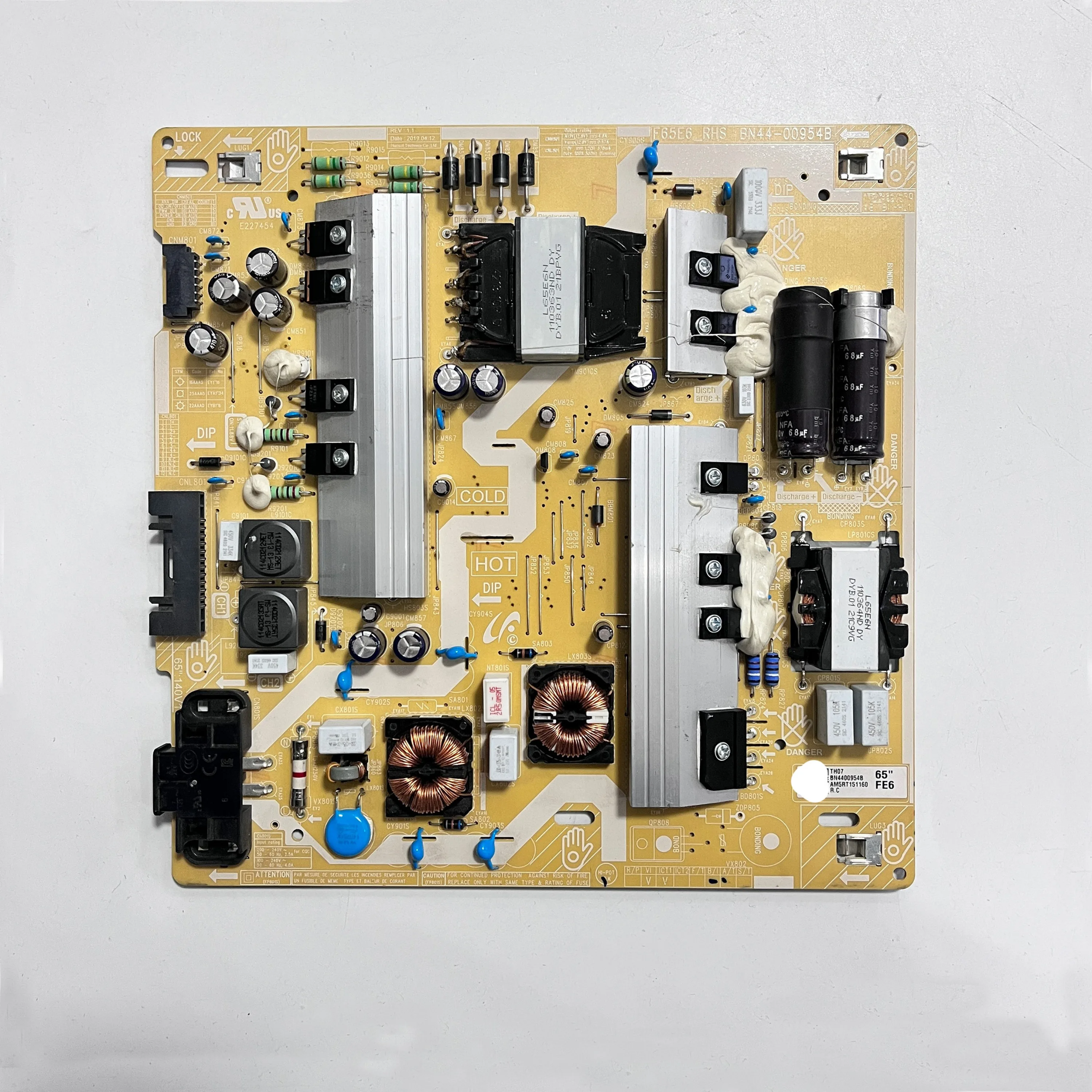 

Genuine Original TV Power Supply Board F65E6_RHS BN44-00954B Is Working Properly And Is For LCD TVs LH65QBREBBGCXZA Accessories