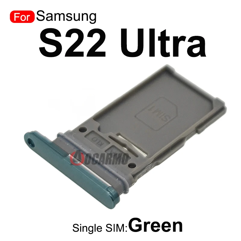 For Samsung Galaxy S22 Ultra Sim Tray Single Dual SIM Card