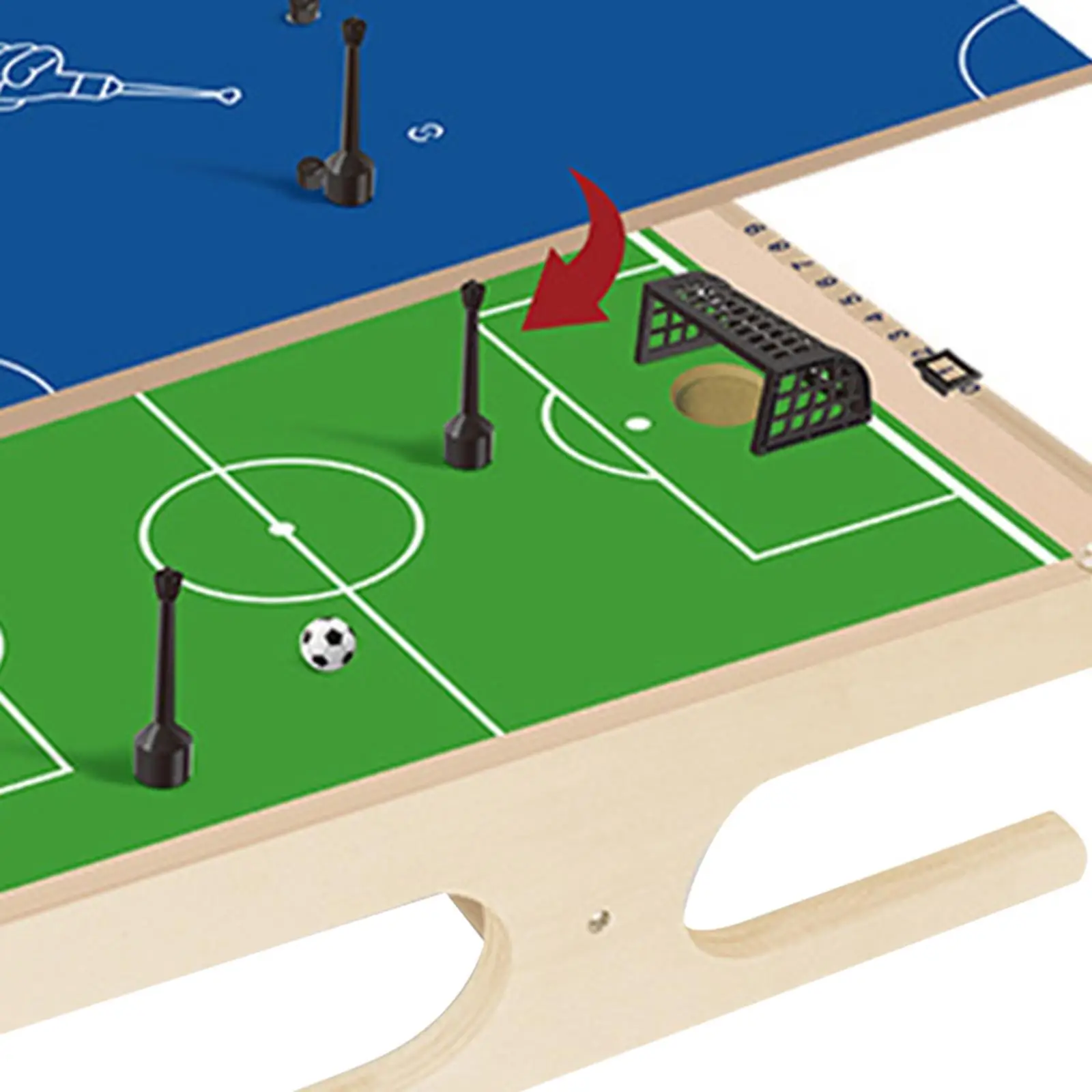 Magnetic Ball Tabletop Board Game Portable for Indoor Game Mini Table Soccer for Children Entertainment Kids Adults Family