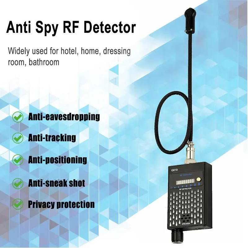 Anti Candid Hidden Wifi Camera Detector Espia C&aacute;maras Spy Gadgets Devices RF Signal GPS Finder Privada Security Protection