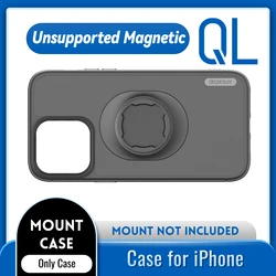Universal Quad - Style Phone Holder with Lock - In Design for Bikes and Motorcycles (Only For QL Mount)