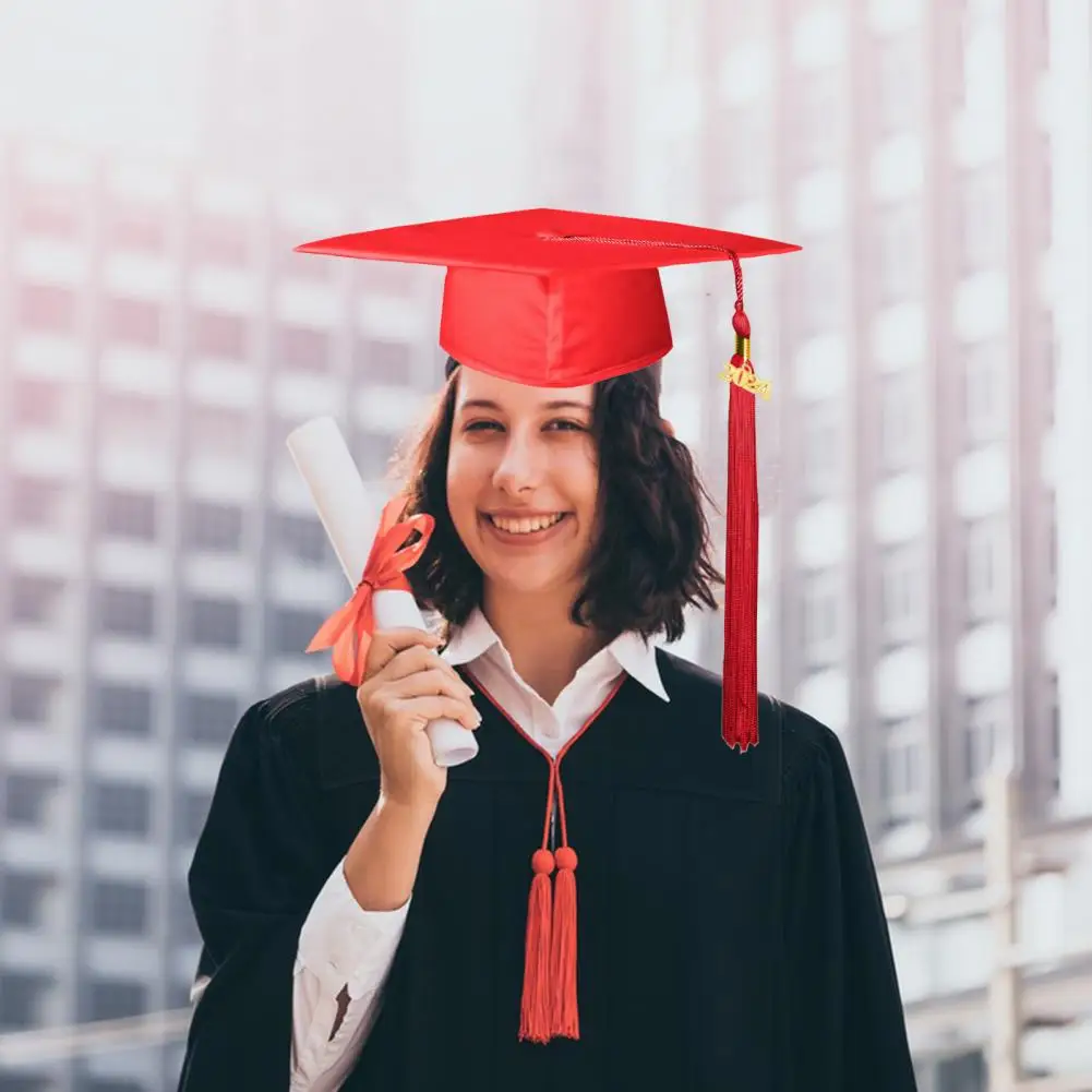 Party Decorations Graduation Hat with Tassel Graduation Bachelor Hat Durable Unisex for High School College graduation hat