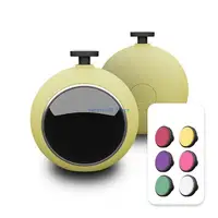 Y4UD Baby Polisher Manicure Set with 6 Grinding Heads Electric Baby Trimmer