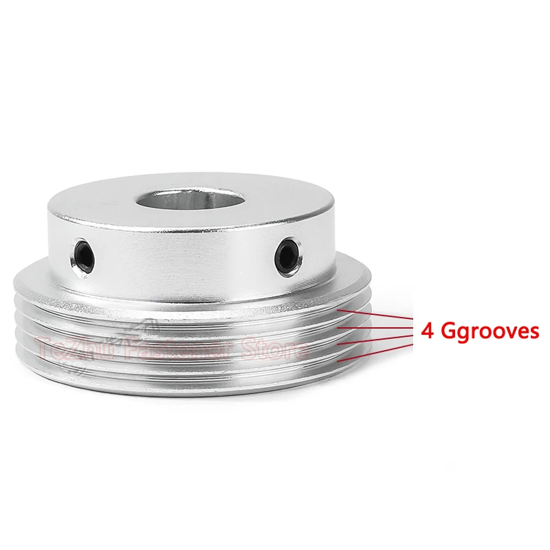 4PJ Belt Pulley Multi Wedge Wheel 4 Slots Motor Shaft 4 Peak Groove Timing Pulley Bore 10-40mm PJ63/71/75/80/90/95/100 1pcs timing belt pulley belt pulley timing pulley