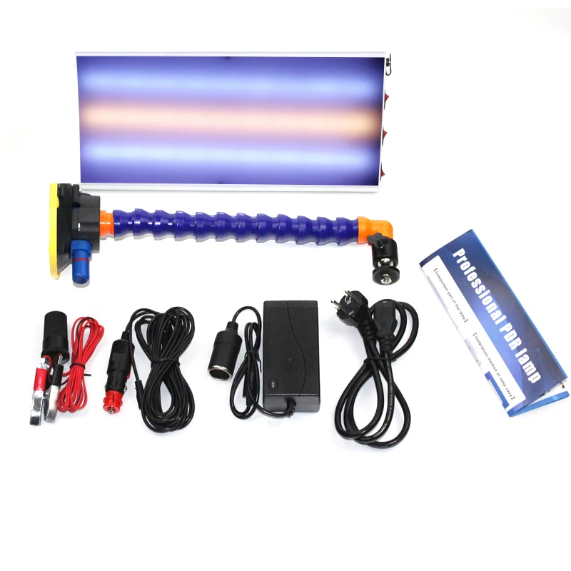 

zebra lamp Led Stripe Line Board Paint less Dent Removal Repair Tools pump suction cups Adjustment lamp stand