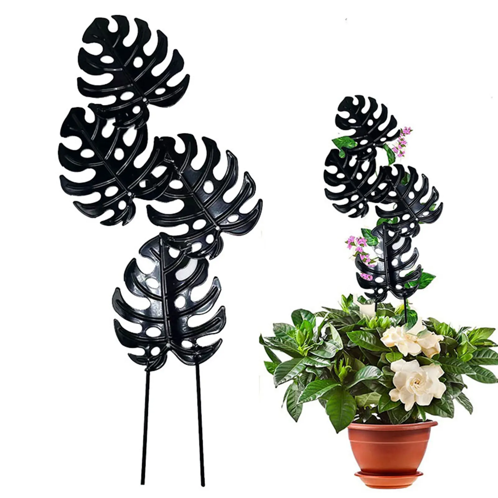 Plant Climbing Support Rack Multifunctional Metal Flower Pots Vine Stand Holder for Home Garden Plant Growth Accessories 1Pc plant climbing support