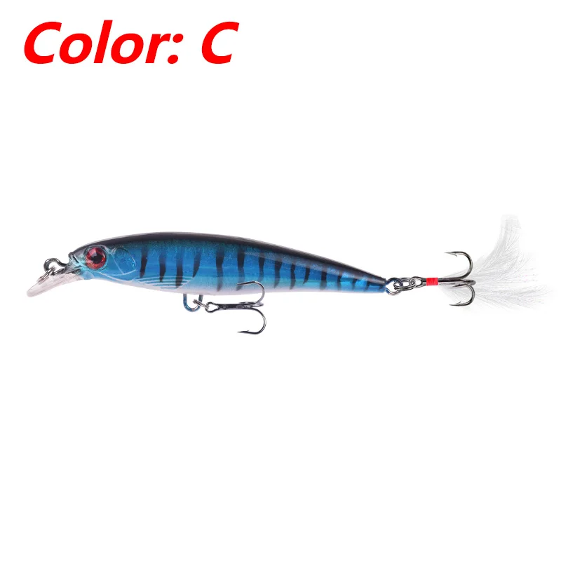 10 Pcs Crankbaits Minnow Fishing Lure Bait  Laser Minnow Fishing Lures  Crankbaits - Fishing Lures - Aliexpress