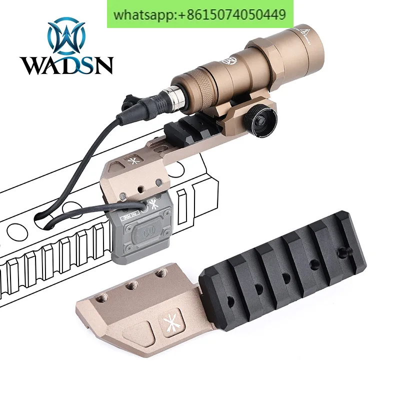 

Аксессуар для фонарика с металлическим основанием и боковым удлинителем 20 мм