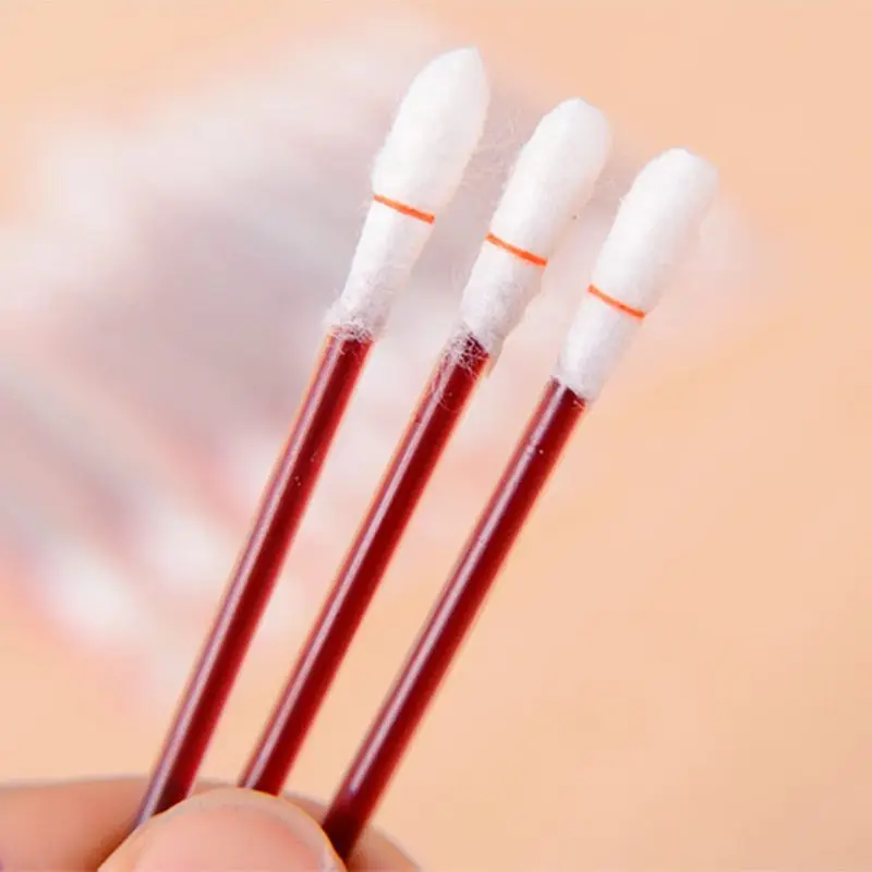 50Pcs/lot- Iodine Tips Cotton Swabsticks Cleanning Prep Pad Medical Swabs Individually Wrapped for Wound Care