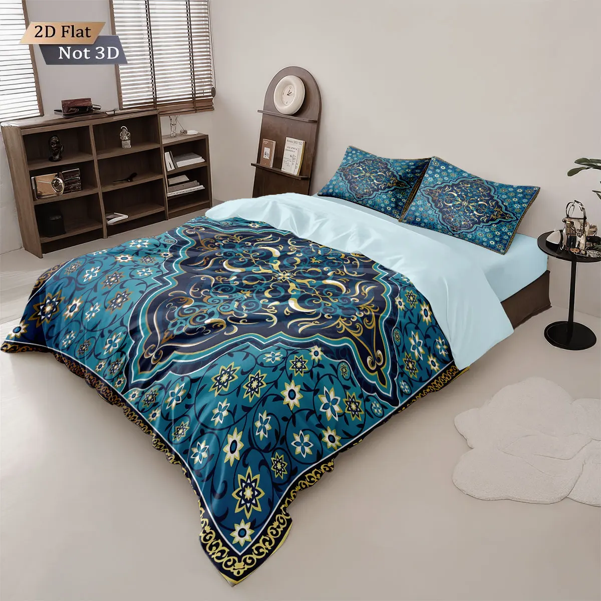 Bohemian Printed Duvet Set 4
