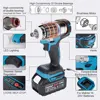 Hormy 1/2 Inch Brushless Electric Impact Wrench 520NM Cordless Electric Wrench For Makita 18V Battery Screwdriver Power Tools 5