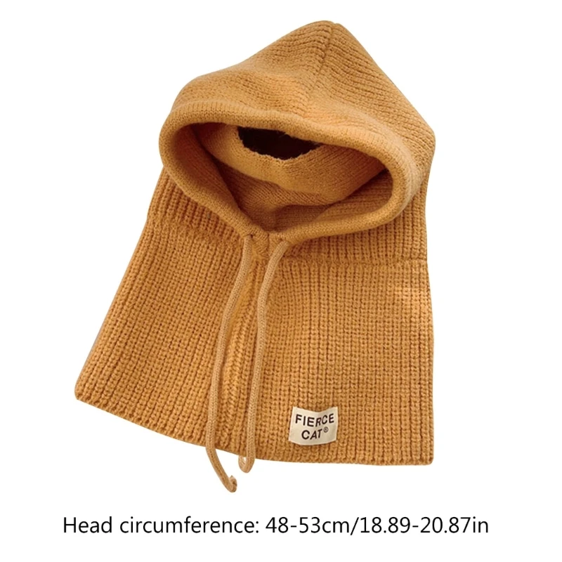 Practical and Stylish Beanie Children's Hat Scarf Set for Winter Solid Color Adjustable Hat Scarf for Boys and Girls