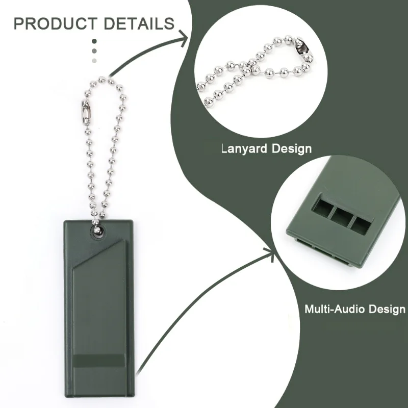 3-Pack High-Decibel Survival Whistles 5