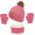 3Pcs Winter Baby Hat Scarf Gloves Set Solid Color Toddler Bonnet Cute Pompom Knitted Hats Outdoor Warm Infant Accessories 1-5Y 18