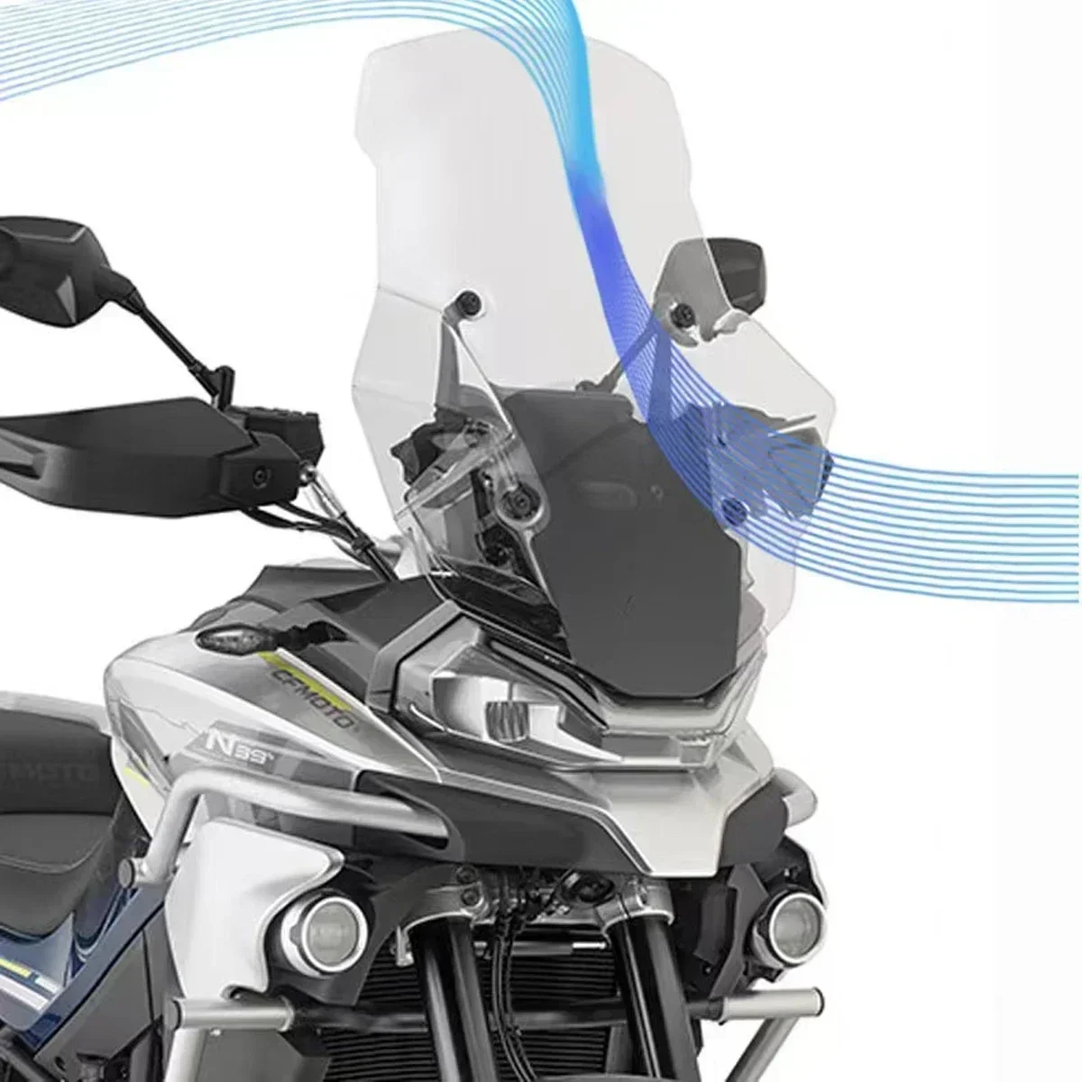 Suitable for CFMOTO 800MT MT800 CF800 modified windshield And Widened Plate Chest Protector And Rain Shield