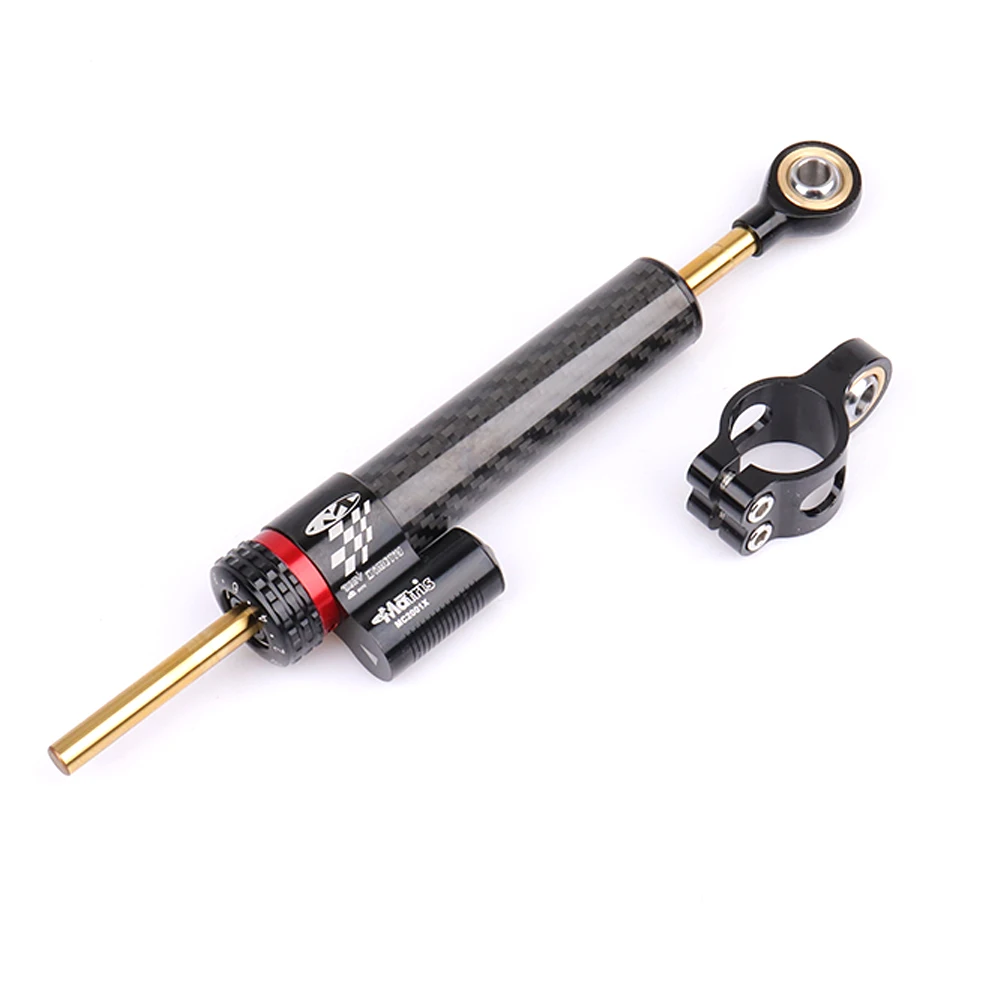 Universal DIMOTIV Matris Adjustable Steering Damper for Kawasaki Ninja 400 300 250 Honda CB650F Yamaha R1 YZF-R3 R25 Tracer
