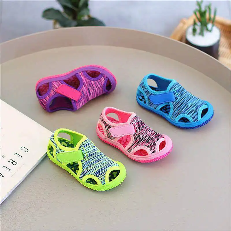 Girls' Sandals 2024 Spring/Summer New Collection, Children's Baotou Sports Beach Shoes, Boys' Water Shoes, Candy colored Foreign - 4