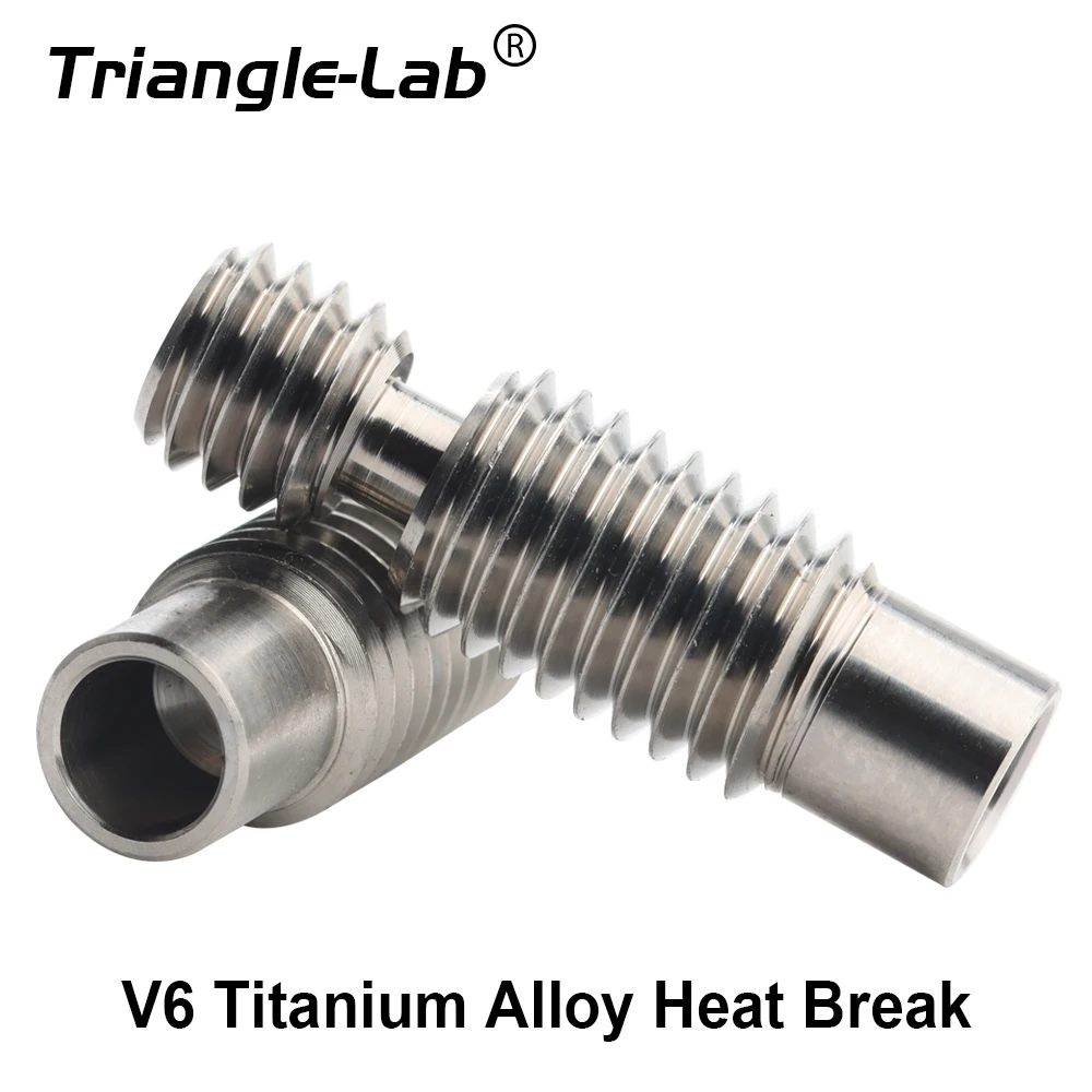 TriangleLab GRADE5 Prusa MMU Heatbreak V6 Titanlegierung für V6 Hotend Heizblock 1,75mm AERO Heatbreak