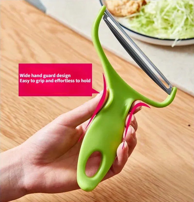 Description Picture 3 of item1/2/3pcs Wide Mouth Grater for Cabbage Manual Fruits Peeler Knife Multifunction Vegetables Slicer Cutter Vegetable Tools