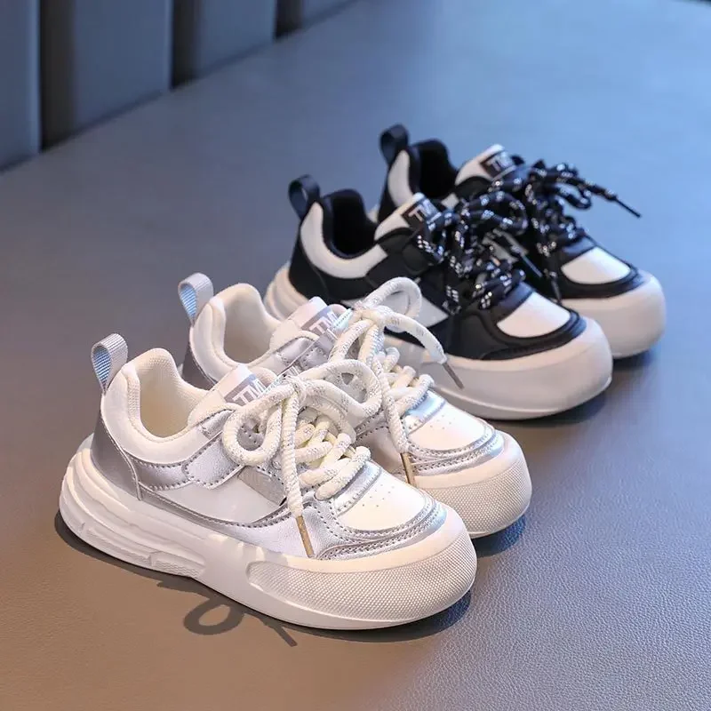 Kids Girls Casual Tennis Shoes Non Slip Soft Breathable Sneakers