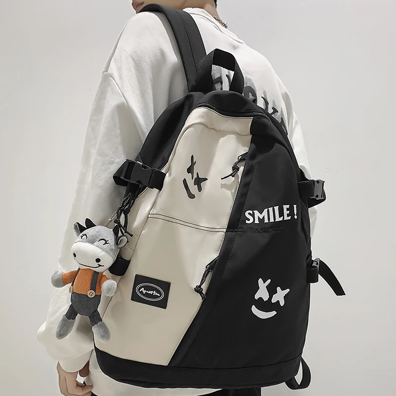 

Fashion Big Backpack Winter Lovers Travel Bagpack Women Laptop Teenager Bookbag New College School Bag Men Rucksach