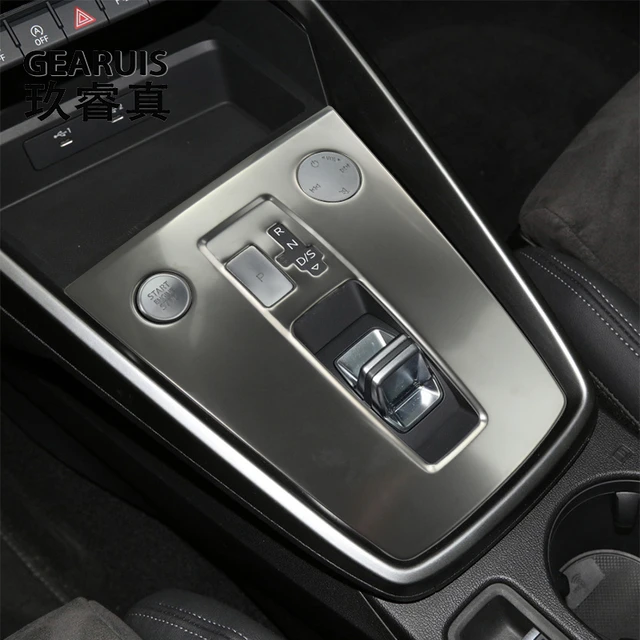 For Audi A3 8y A3l Alcantara Car Center Console Gear Shift Panel