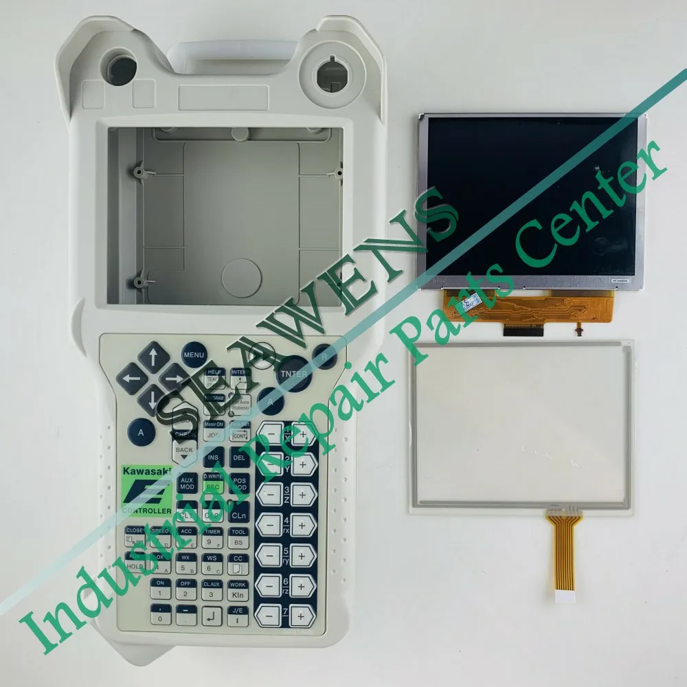 Tela de Toque Filme de Vidro Case Plástico com Painel Lcd para Kawasaki Robô Flexpendant Reparação em Estoque 508170096l05 50817-0072