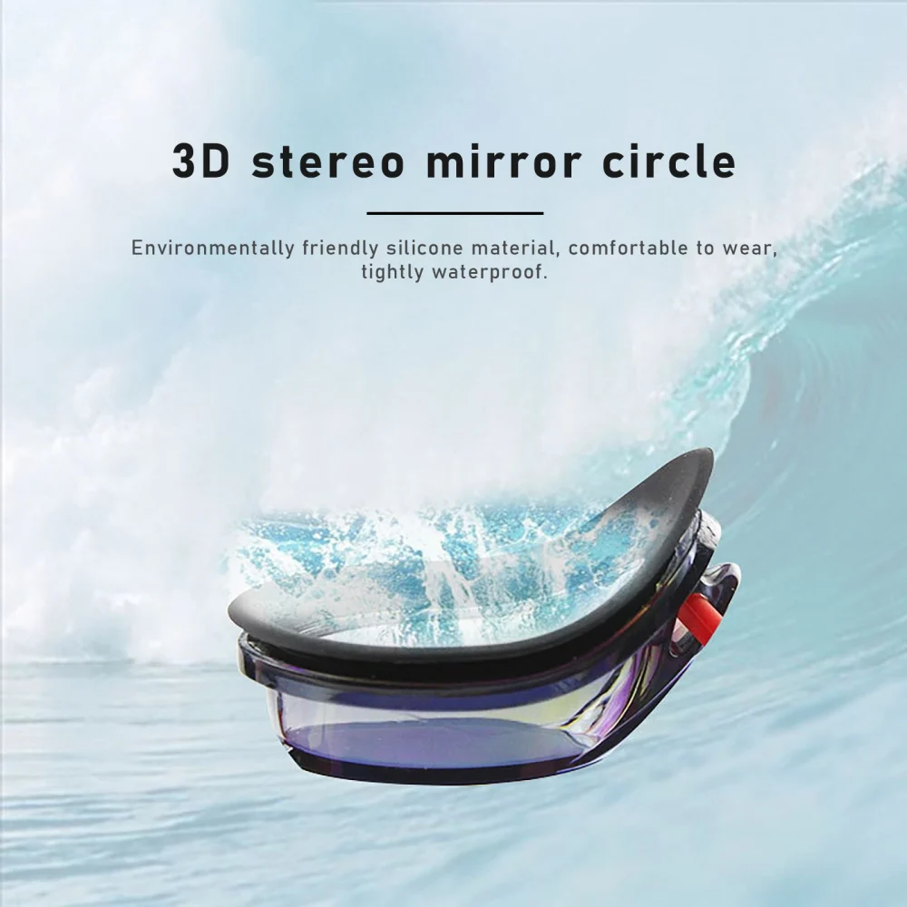 Swim Goggles Men Women Adult Anti Fog No Leaking UV Protection Polarized