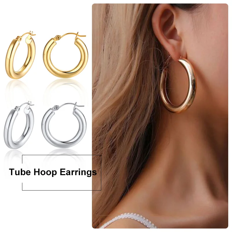 Cerchini Huggie In Acciaio Chirurgico - Anelli Segmentati Per Orecchini Con Cerniera - Foto 10