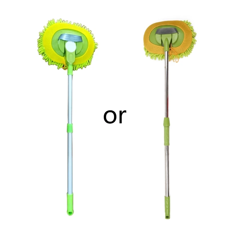 ChenilleMicrofiberCarWashBrushMopwithTelescopicHandleNotHurt