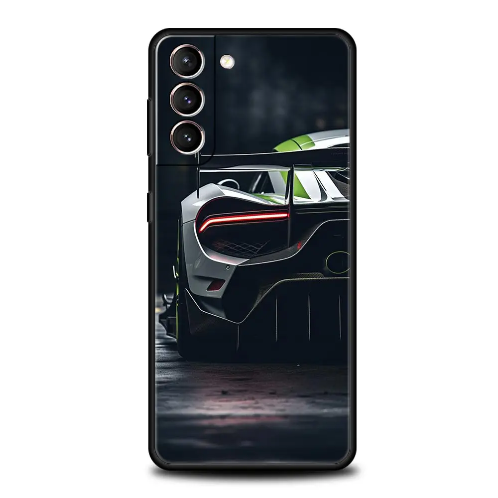 Super Car Sport Soft Black Phone Case