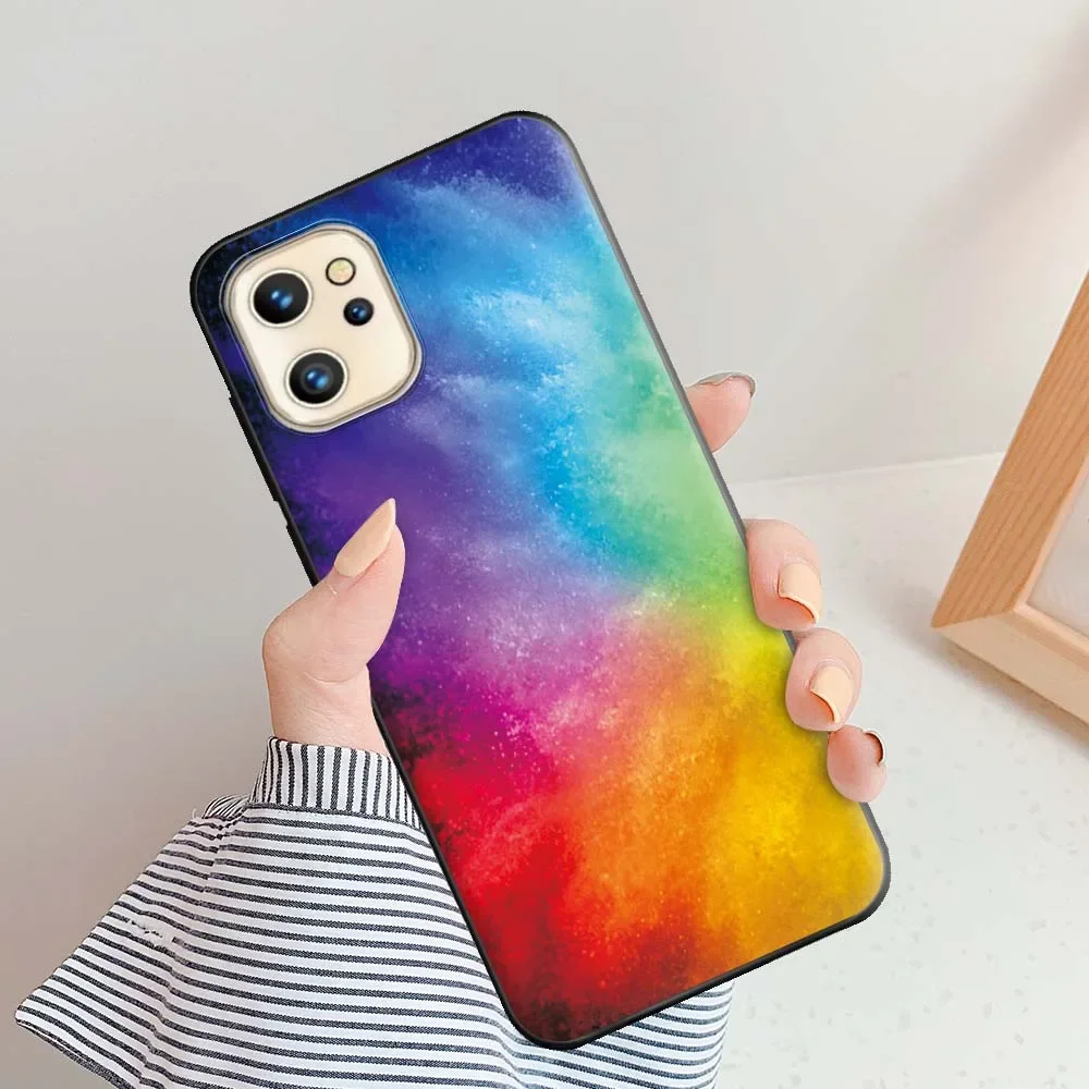 CONAPIKA Cover per UMIDIGI A15C/UMIDIGI A15 +3 Vetro Temperato,Ultra Sottile Morbido Cover Antiurto Anticaduta Paraurti Protettiva Case Flessibile TPU Anti-Graffio Anti-Impronta Custodia Cover