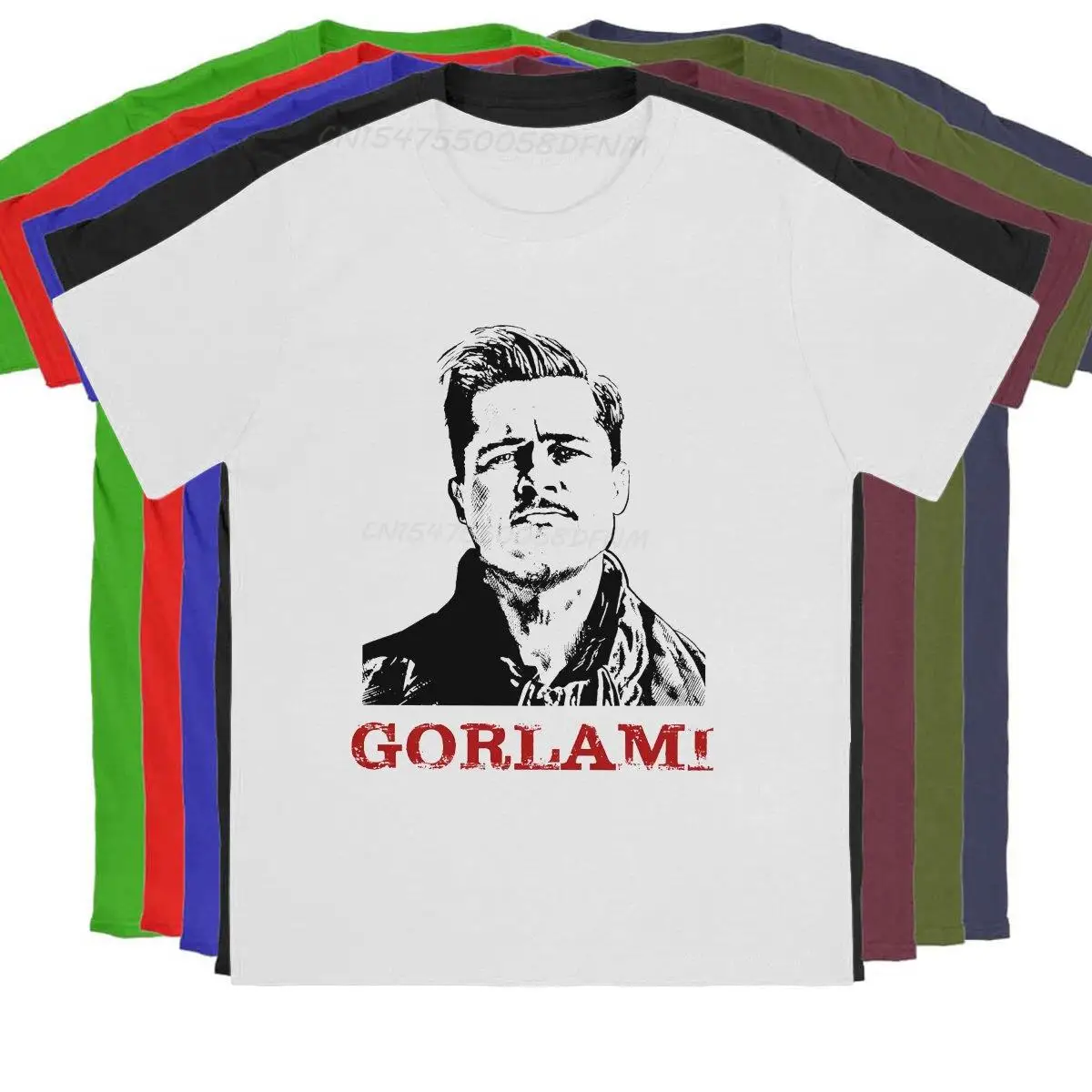 Gorlami Cool Men T-shirts Inglourious Basterds Aldo Raine Vintage Tees ...