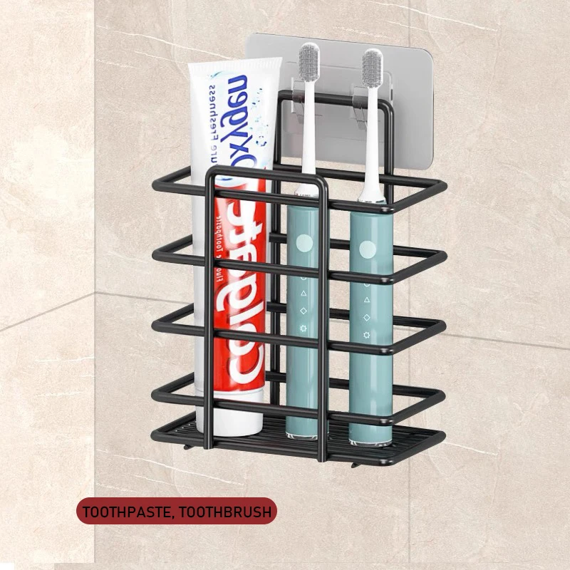 5-Piece Bathroom Shelf Set Removable storage No drilling required Suitable for multiple settings