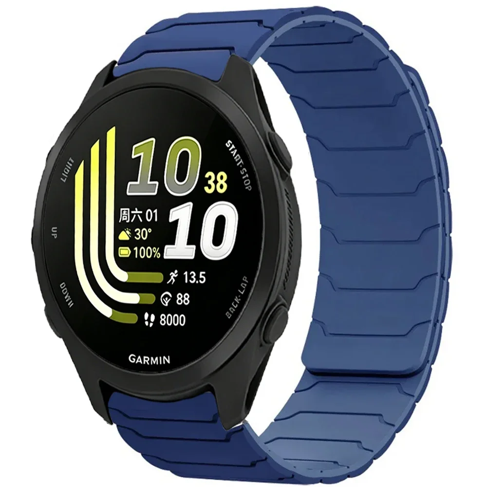 Magnetic Silicone Strap – Comfortable & Breathable Band (20mm/22mm)